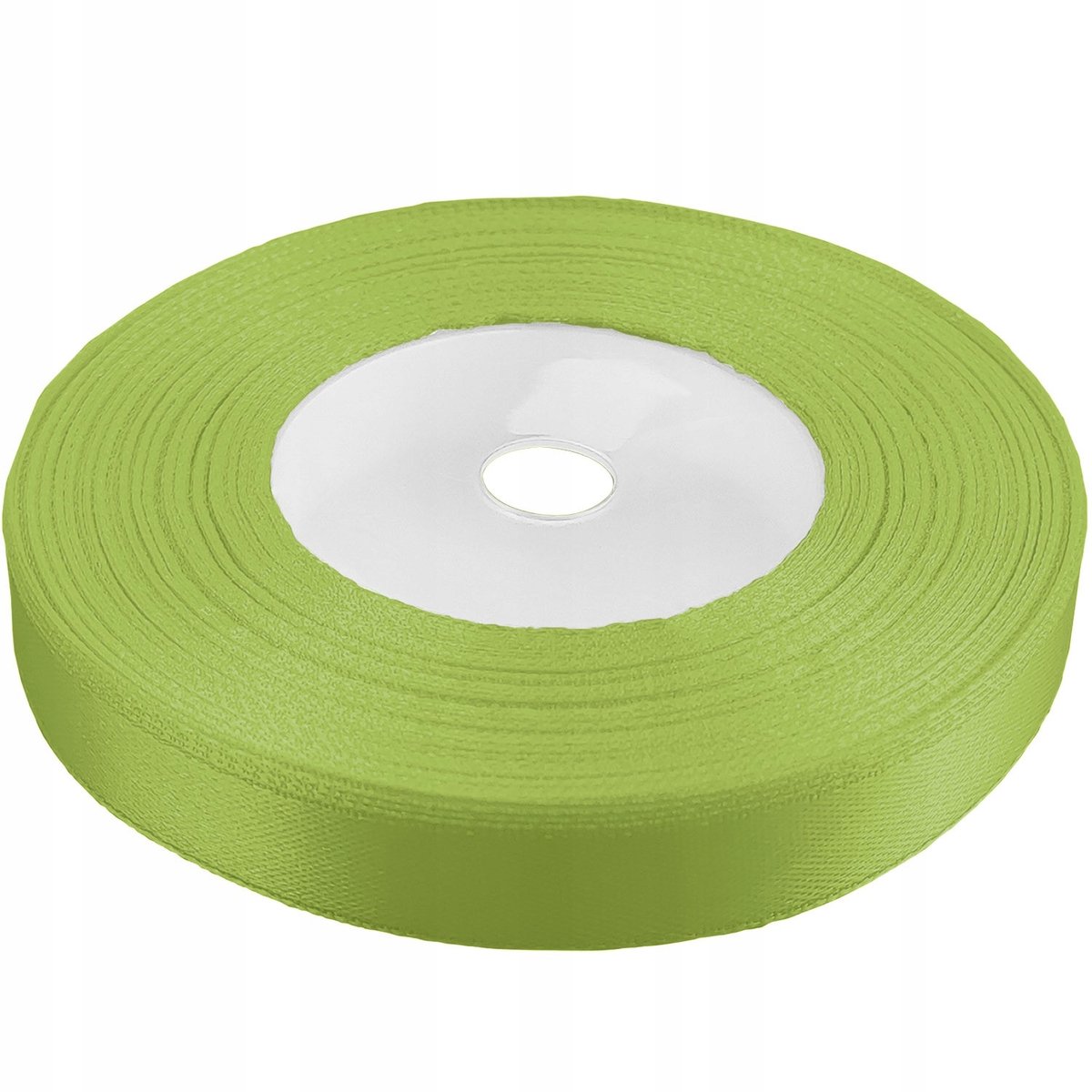 Satijnen Lint 12mm Groen Appel 32m - Decoratie & Knutselen