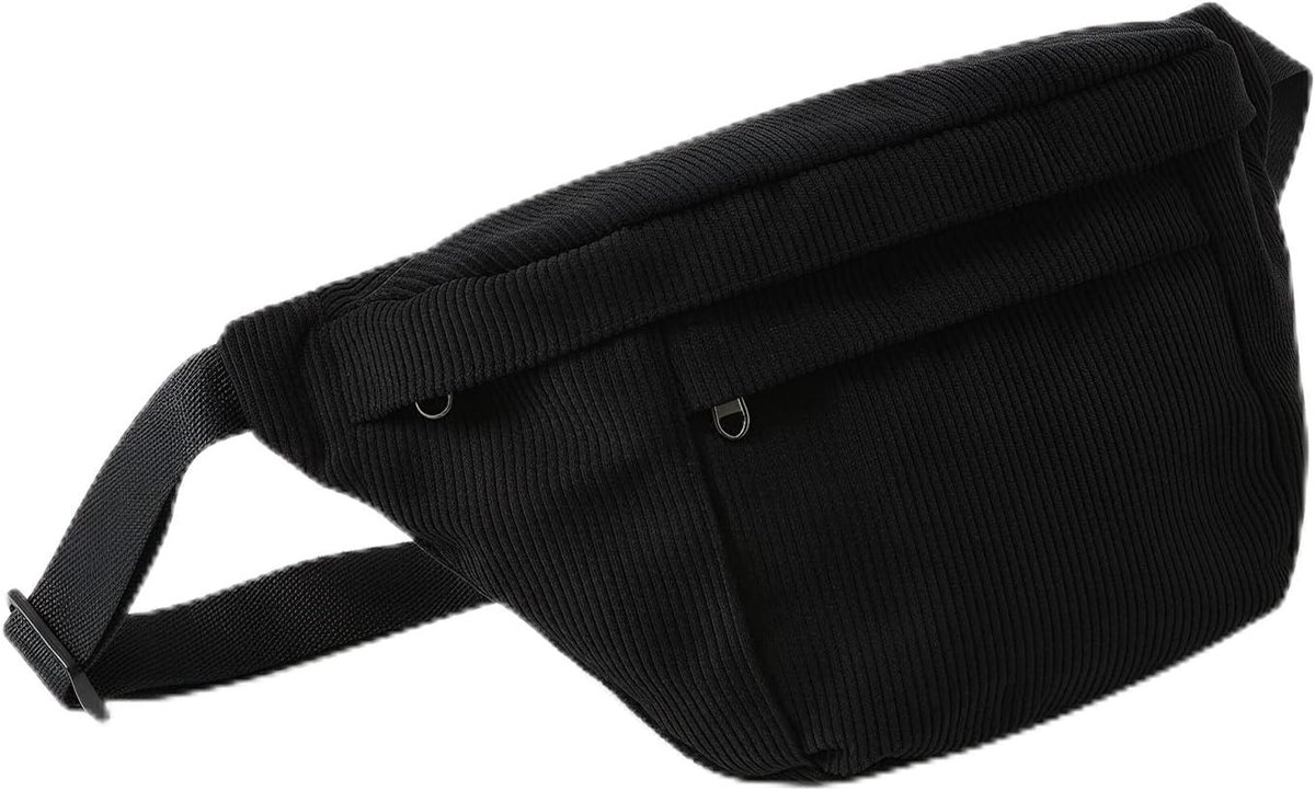 Halve maan schoudertas, corduroy fluwelen knotjestas voor vrouwen en mannen, hobo schoudertas met verstelbare - ShopVlot