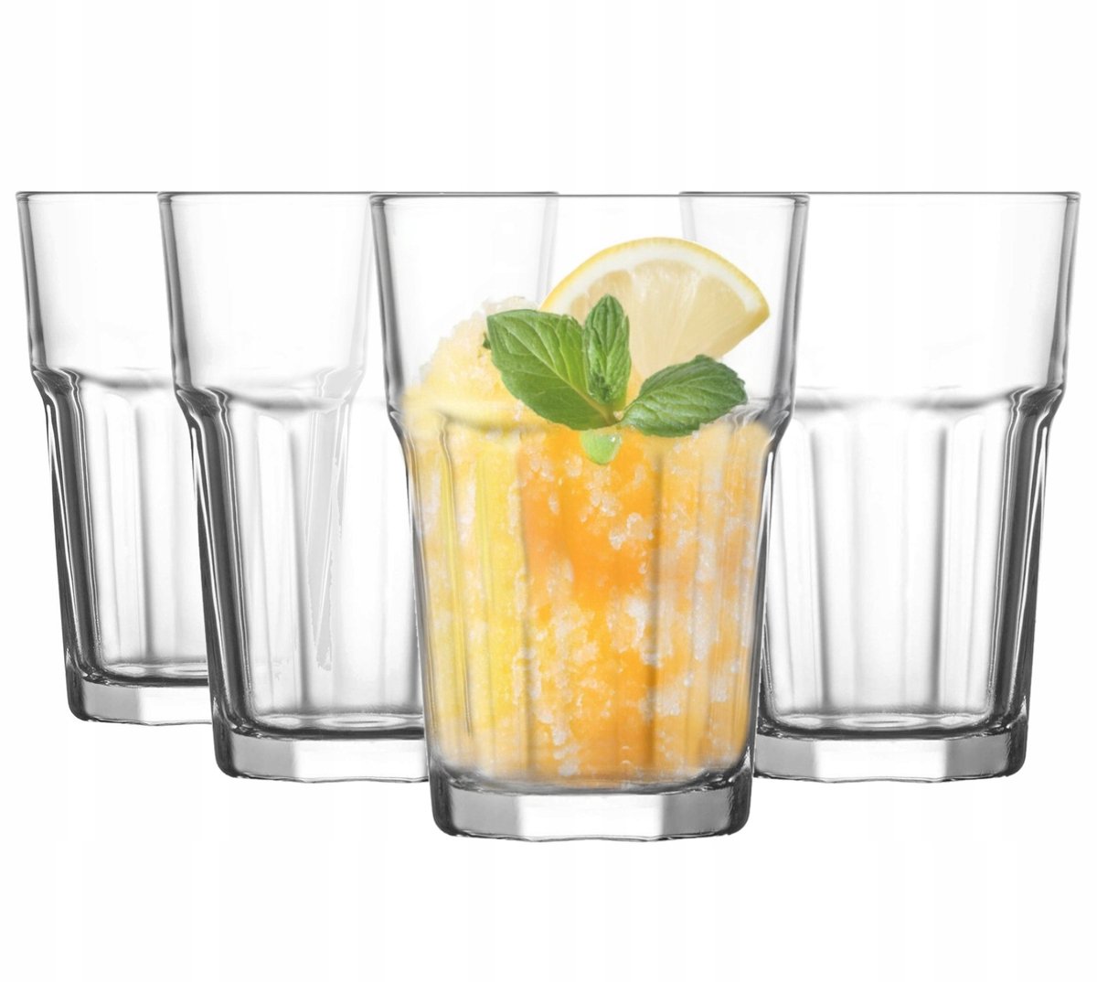 Glasmark Hoge Glazen Set van 4 - 350ml - Voor Sap, Drankjes & Cocktails