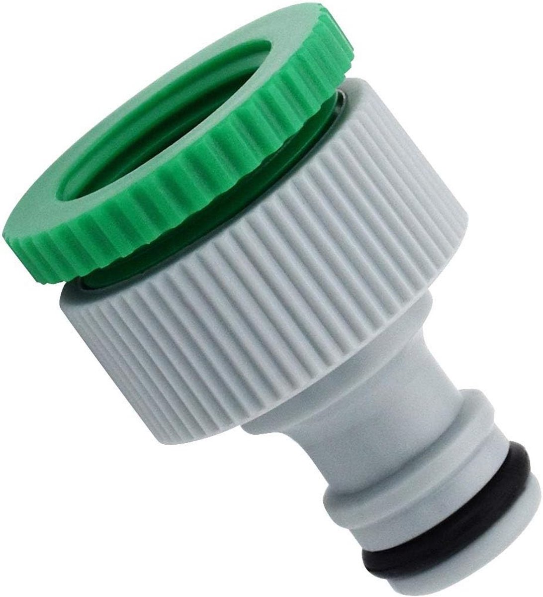 TIFLER Kraanaansluiting 3/4" met 1/2" adapter tuinslang aansluiting kraanstuk - ShopVlot