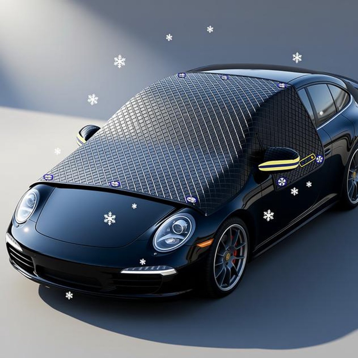 Voorruitbescherming Winter met 10 Magneten en Zijraamdekking - Universeel voor Auto en SUV