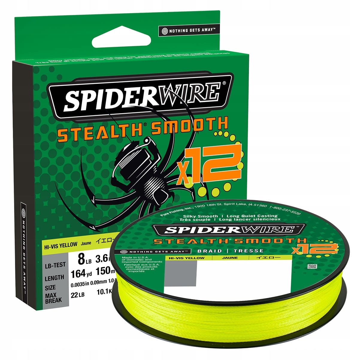 Spiderwire - PROMO Stealth Smooth 12 Yellow / 150m - Spiderwire