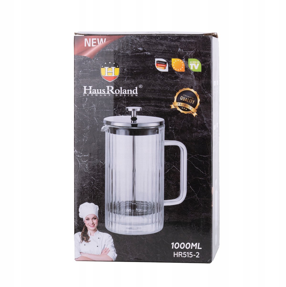 Glazen Koffie & Theepot 1L - Stijlvolle Zetter met RVS Filter — cadeau in Kookcadeaus - foto 5