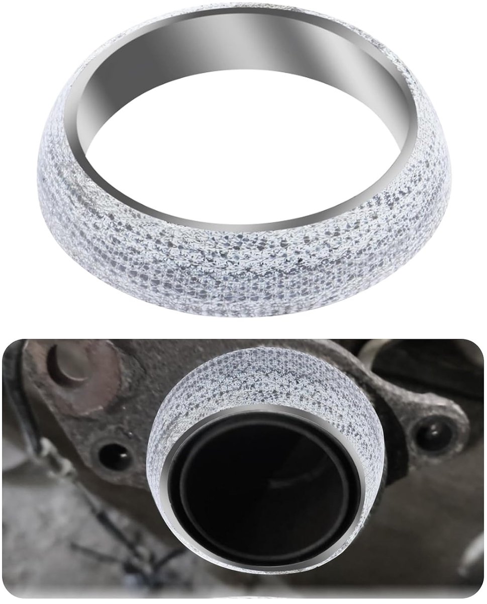 Uitlaatsysteem afdichting 48mm - universele afdichtring - grafietstructuur - vermindert temperatuur - ShopVlot