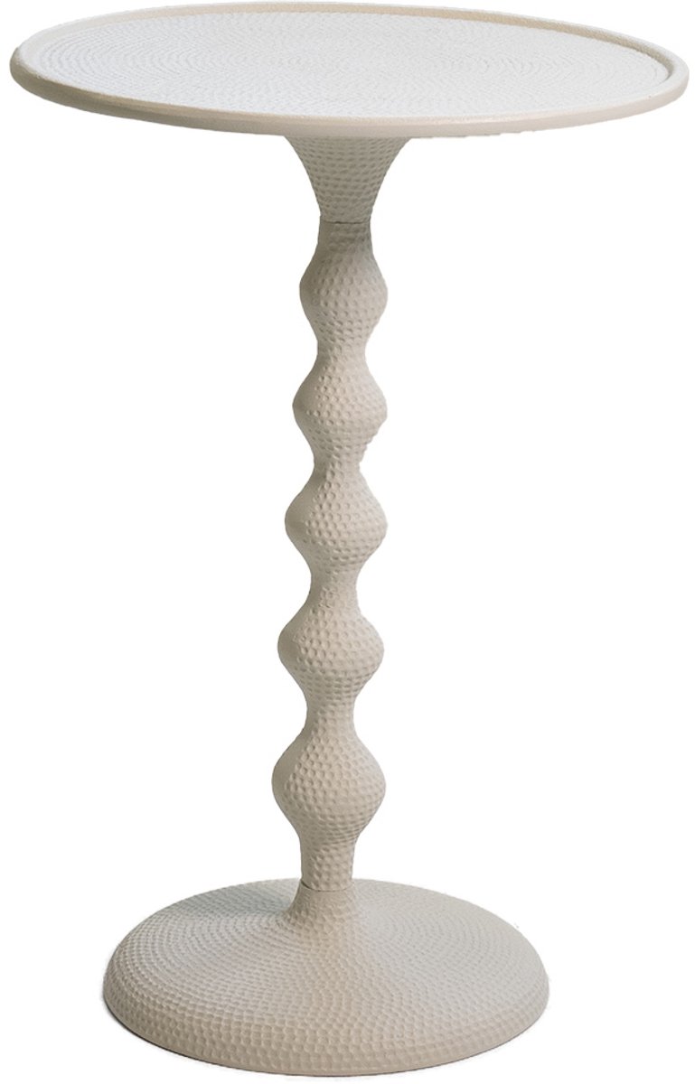 Giga Meubel Bijzettafel Fresia - Grijs - Aluminium - 38x38cm