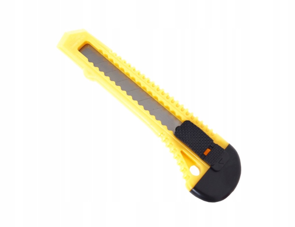 Afbreekmes 18mm, scherp, uitschuifbaar, voor behang en meer