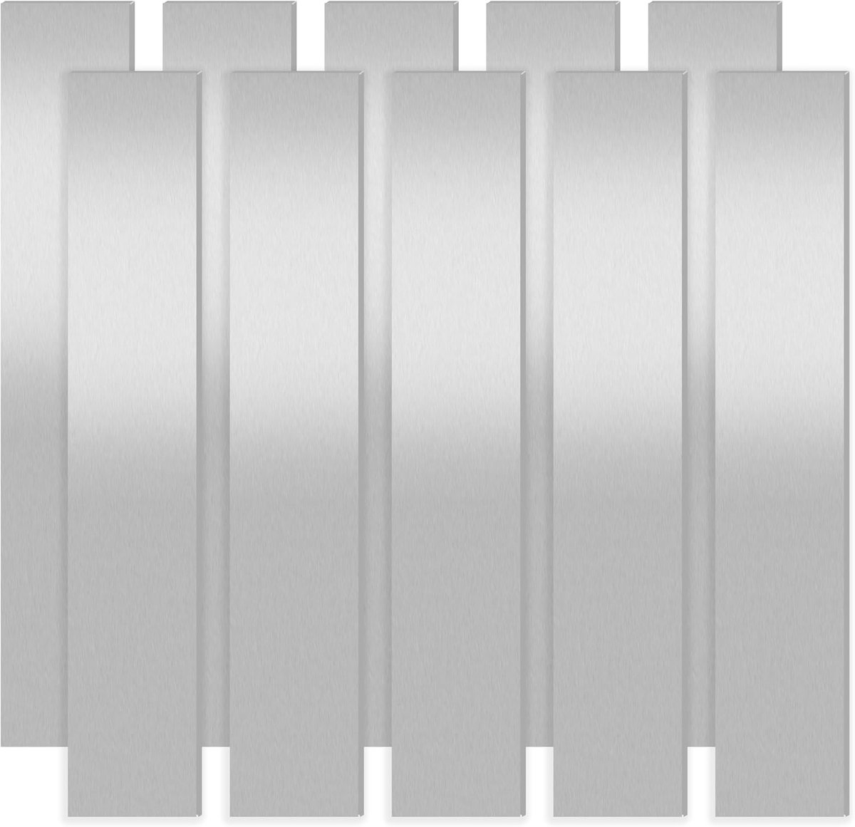10PCS 155 * 25 * 0.3MM 304 Stainless Steel Metal Shim Stock 304 Stainless Steel Strips Metal Shims for DIY Crafts - ShopVlot