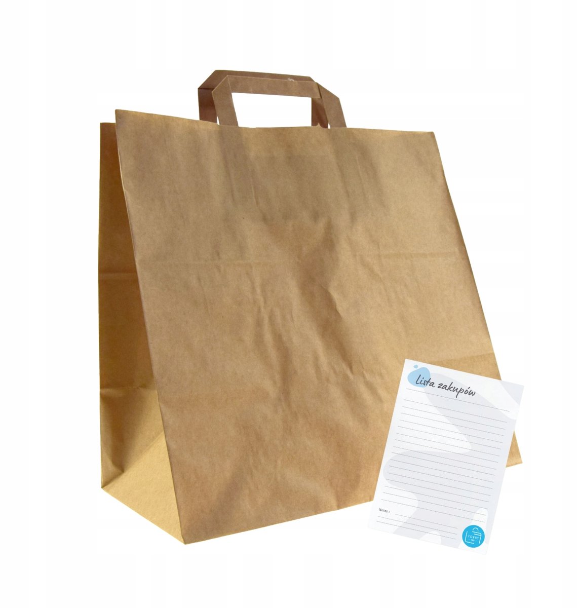 100x Bruine Papieren Draagtassen 32x20x32cm - EKO & Stevig
