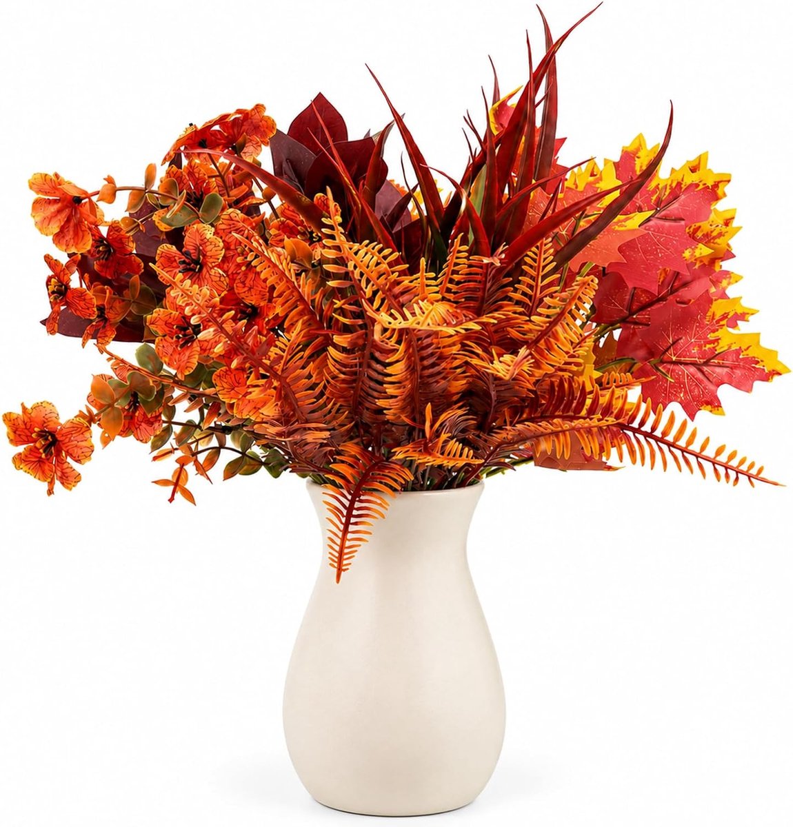 IIRC 9 bundels kunstherfstbloemen, herfstdecoratie, herfstkunstbloemen voor binnen- en buitendecoratie (variant 2) - ShopVlot
