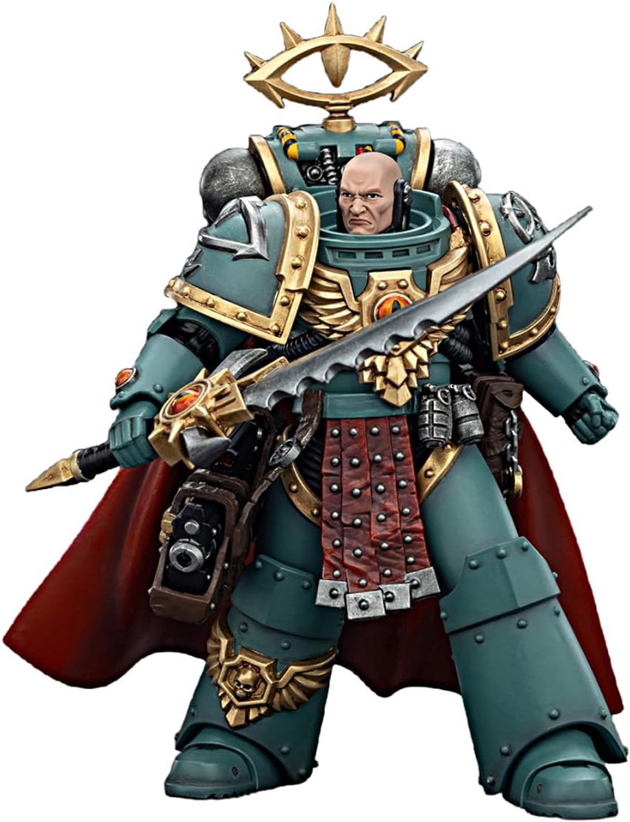 TOYVERSE JOYTOY Warhammer The Horus Heresy Sons of Horus Tybalt MARR Headman of the 18th Company 1/18 Scale Action - ShopVlot