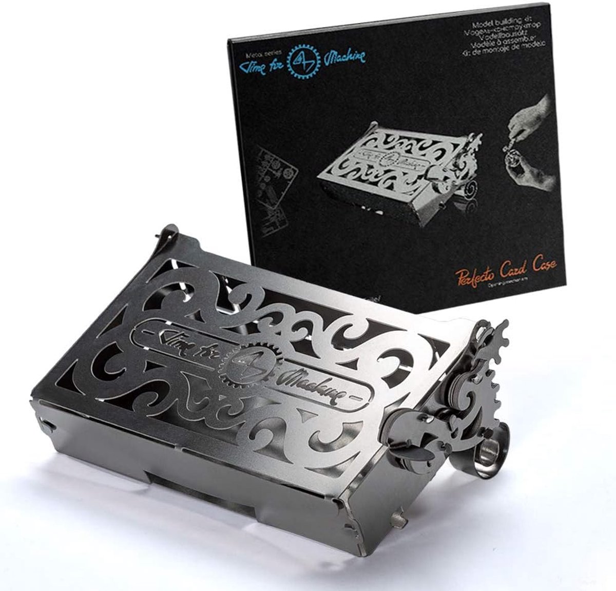 Kaartenhouder Perfecto - Metaal - Compact formaat 11 x 6 x 3.5 cm - Voor stijlvolle organisatie - ShopVlot