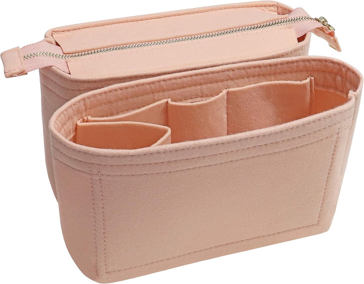 Vilt Organizer Insert voor Tote - Roze - Past op Neonoe en andere emmerzakken - Ruimtelijk en praktisch - ShopVlot