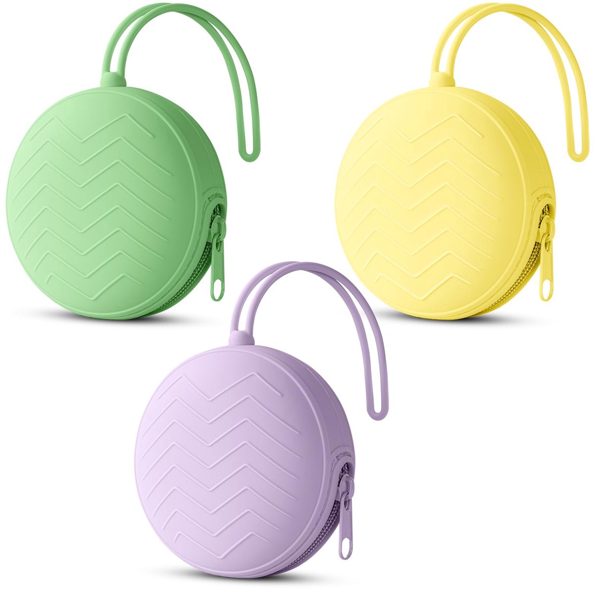 Fopspeendoos voor baby's - 3 stuks - siliconen - waterdicht en BPA-vrij voor onderweg - ShopVlot