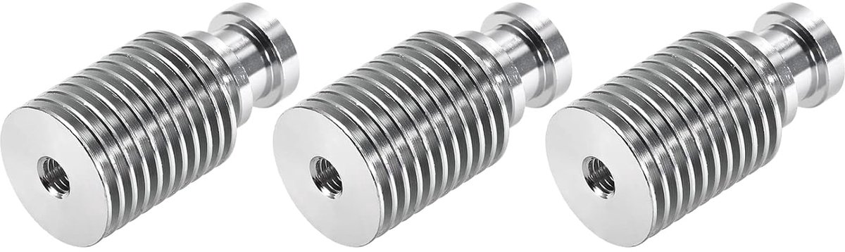 DMiotech 3pcs M6 3D Printers Aluminum Alloy Silver for 3mm Filament - ShopVlot
