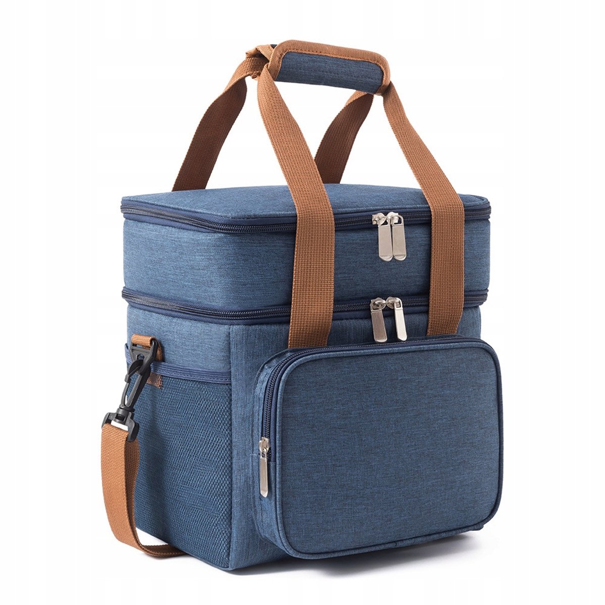 Grote Thermos Lunchtas met 2 Compartimenten - Ideaal voor Werk & Picnic