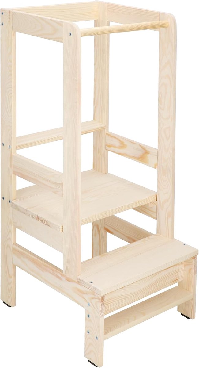 Montessori Children's Learning Tower, Montessori Learning Tower from 1 Year Old, 3-Way Learning Tower, Height - ShopVlot