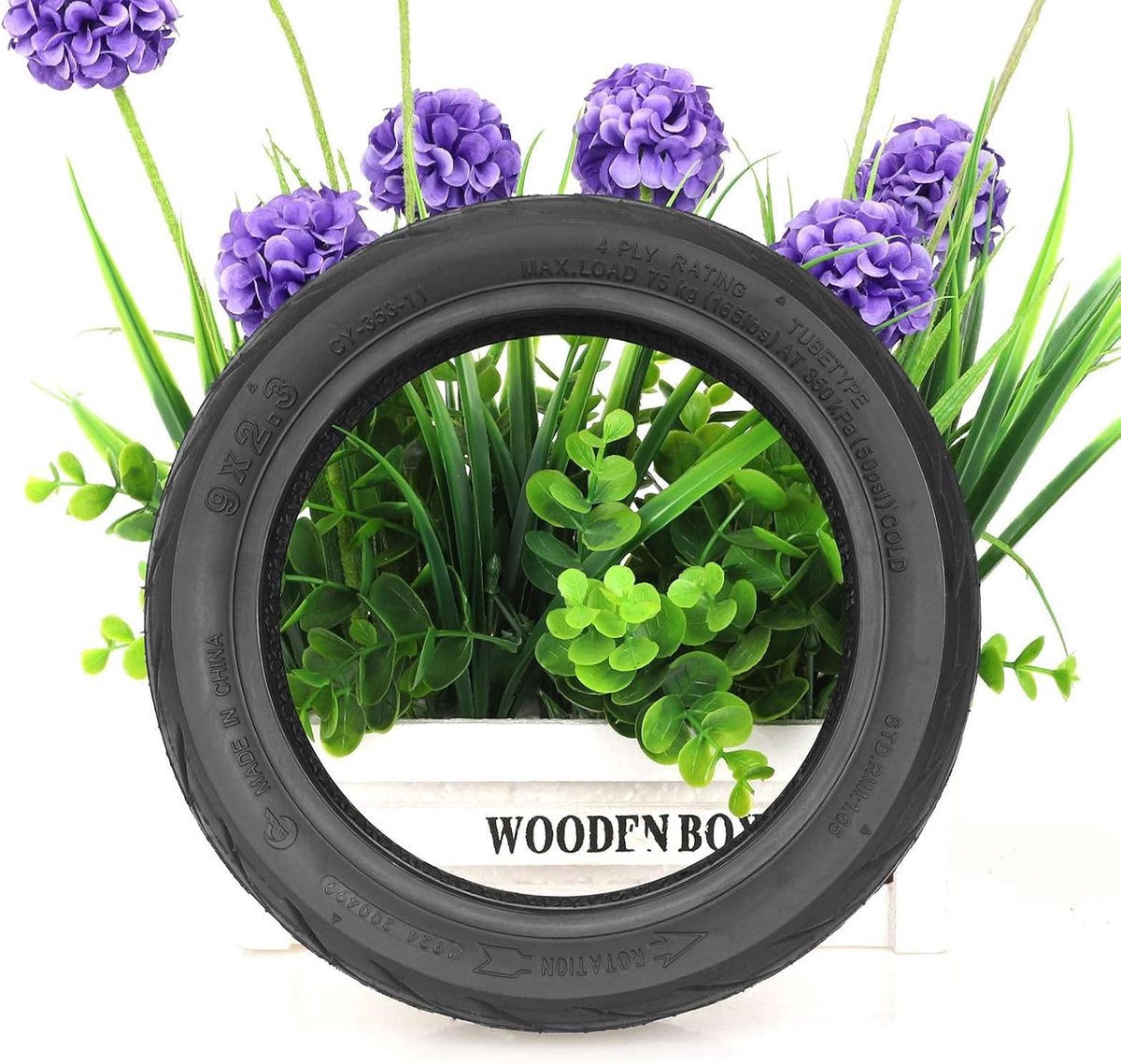 9 x 2,3 banden met 8 1/2 x 2 binnenband voor NIU KQi1 / KQi1 Pro / KQi1 Sport elektrische step 9 inch binnen- en buitenbanden e-scooter reservebanden (2 set) – foto 5