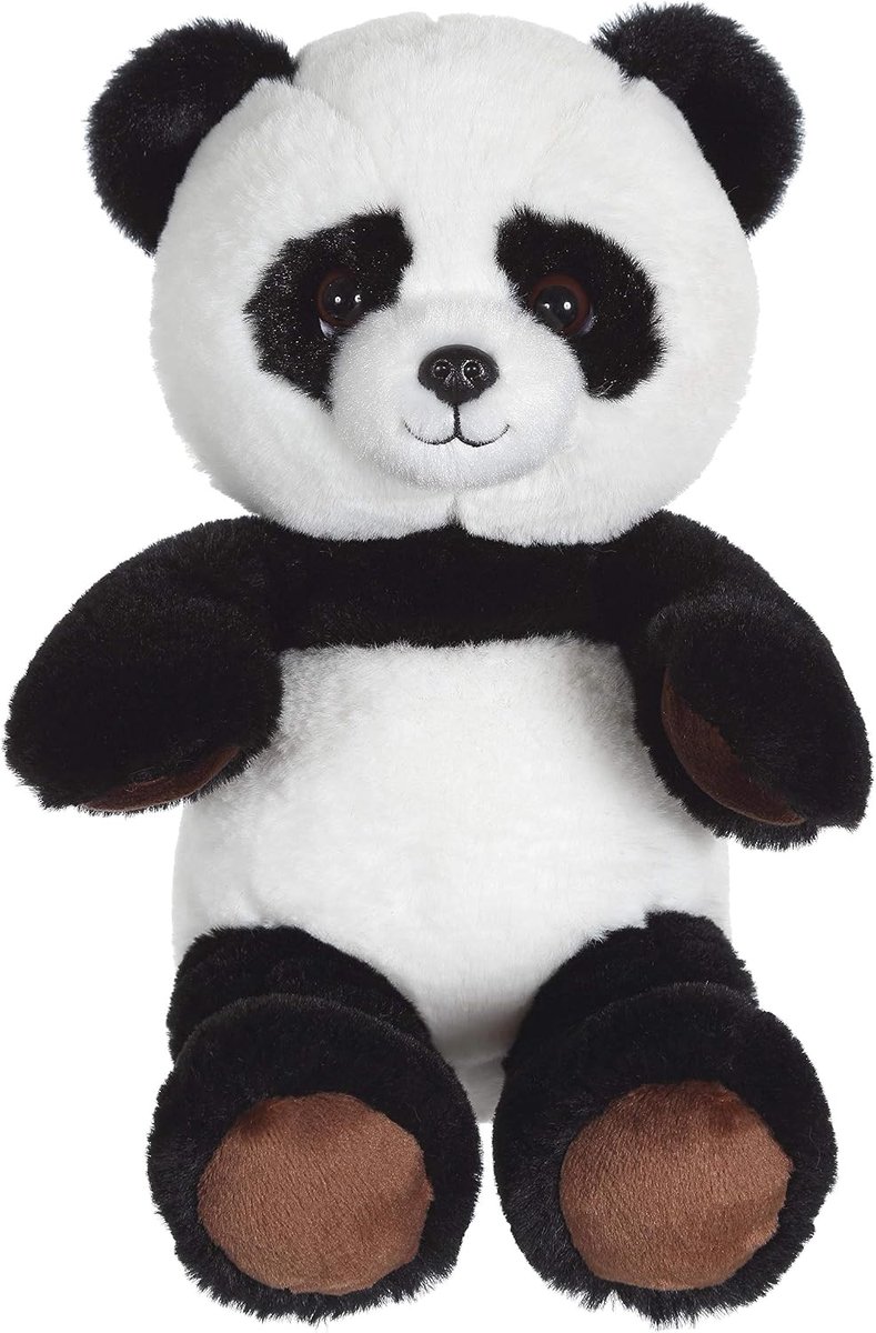 Panda 70877 pluche dier, zwart/wit, 20 cm
