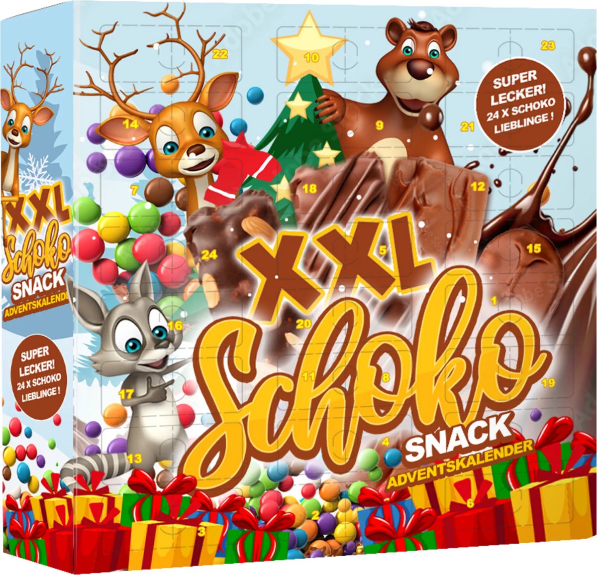 Mars - XXL Chocoladesnack Adventskalender - 838 gram