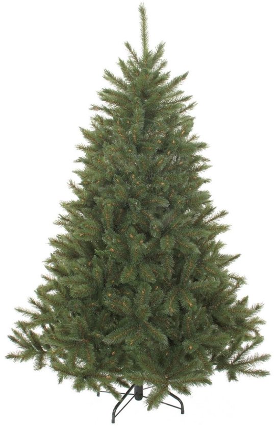 Triumph Tree Bristlecone Kunstkerstboom - Kerstversiering voor Binnen met Natuurlijke Hardneedle Afwerking - Kunstboom Rond en Vol met 1168 Takken - H230 x Ø152 cm - Groen