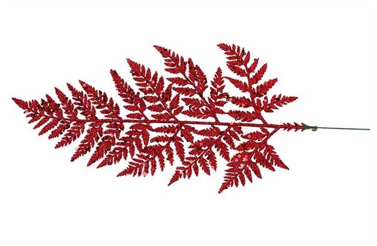 Varentak Glitter Rood 20xh50cm Kunststof