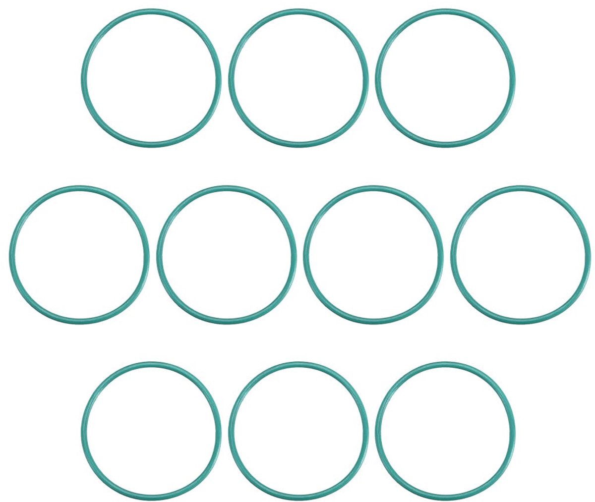 O-ringen, 20 mm AD, 18 mm ID, 1 mm breed, afdichting groen
