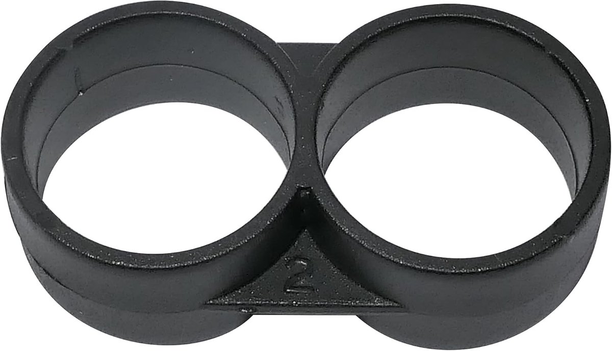 - C48729 - set met 30 sluitgespen Ø17 mm voor Ø 16 mm slang (vier seizoen) irrigatie/druppelirrigatie - druppelend van de leidingsring