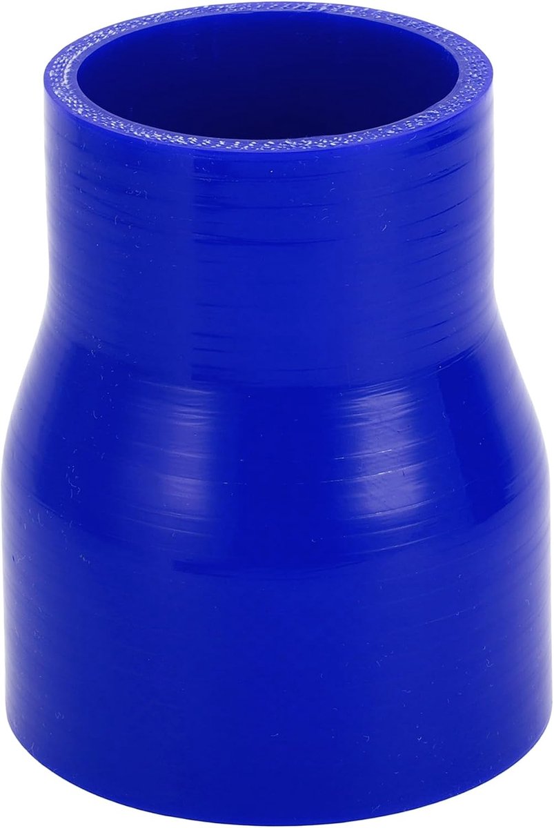 ABSOPRO Rechte Koppeling Silicone Slang 2.36"-3.15" ID 3.94" Lengte 0 Grad Universele Auto Silicone Slang Koelslang 4-Laags 5mm Dikte Luchtinlaat/Turbo/Intercooler Leiding Blauw 1 Stuk