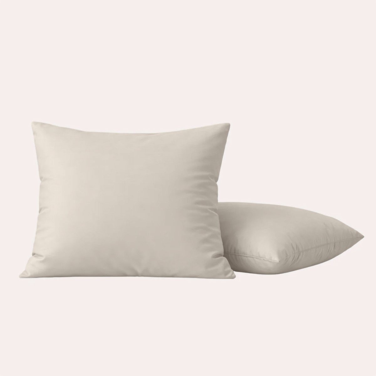 HappyBed Kussenslopen Taupe 80x80 cm - Kussensloop set 2 stuks - 100% Microvezel - Ultieme slaapcomfort