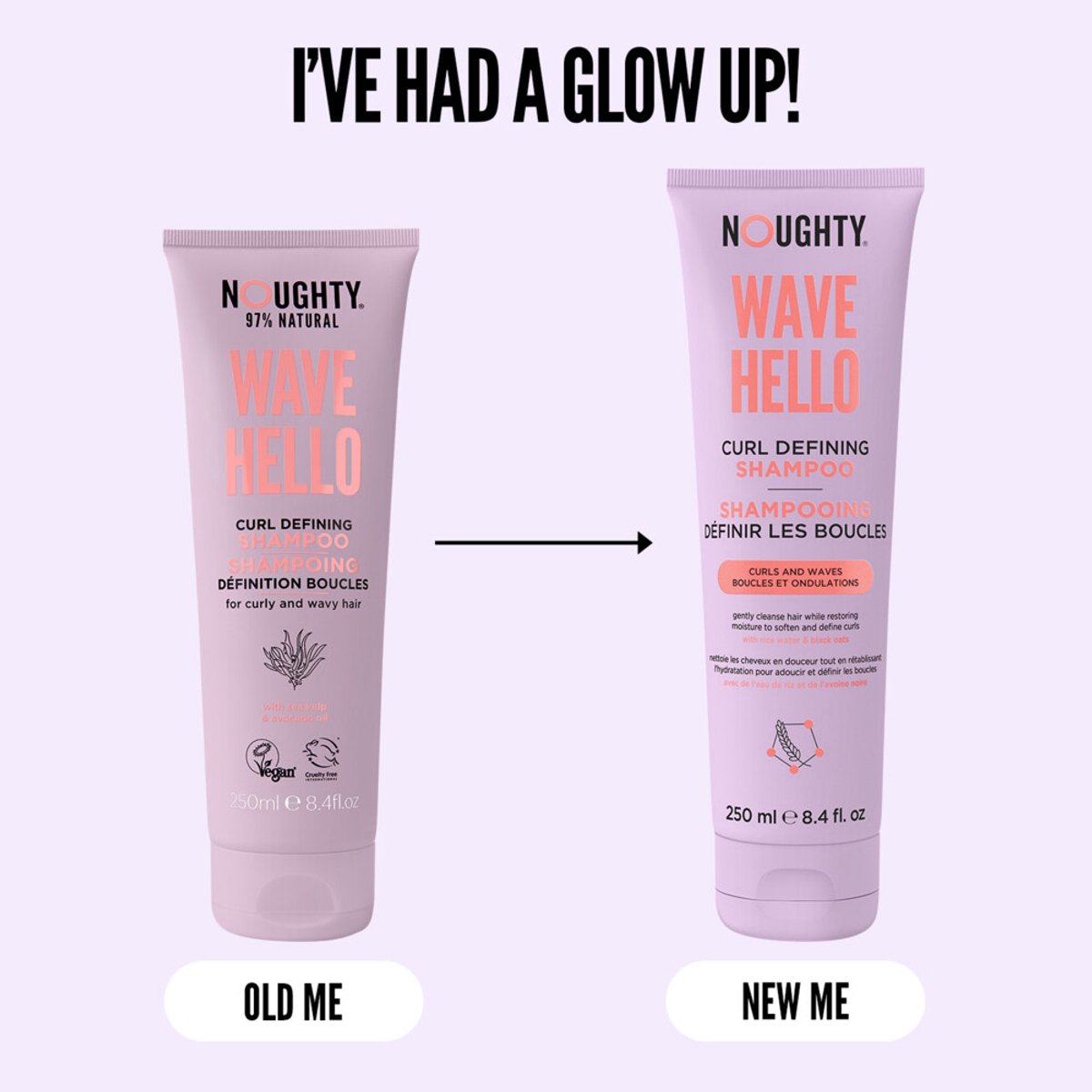 Noughty Wave Hello Shampoo 250ml