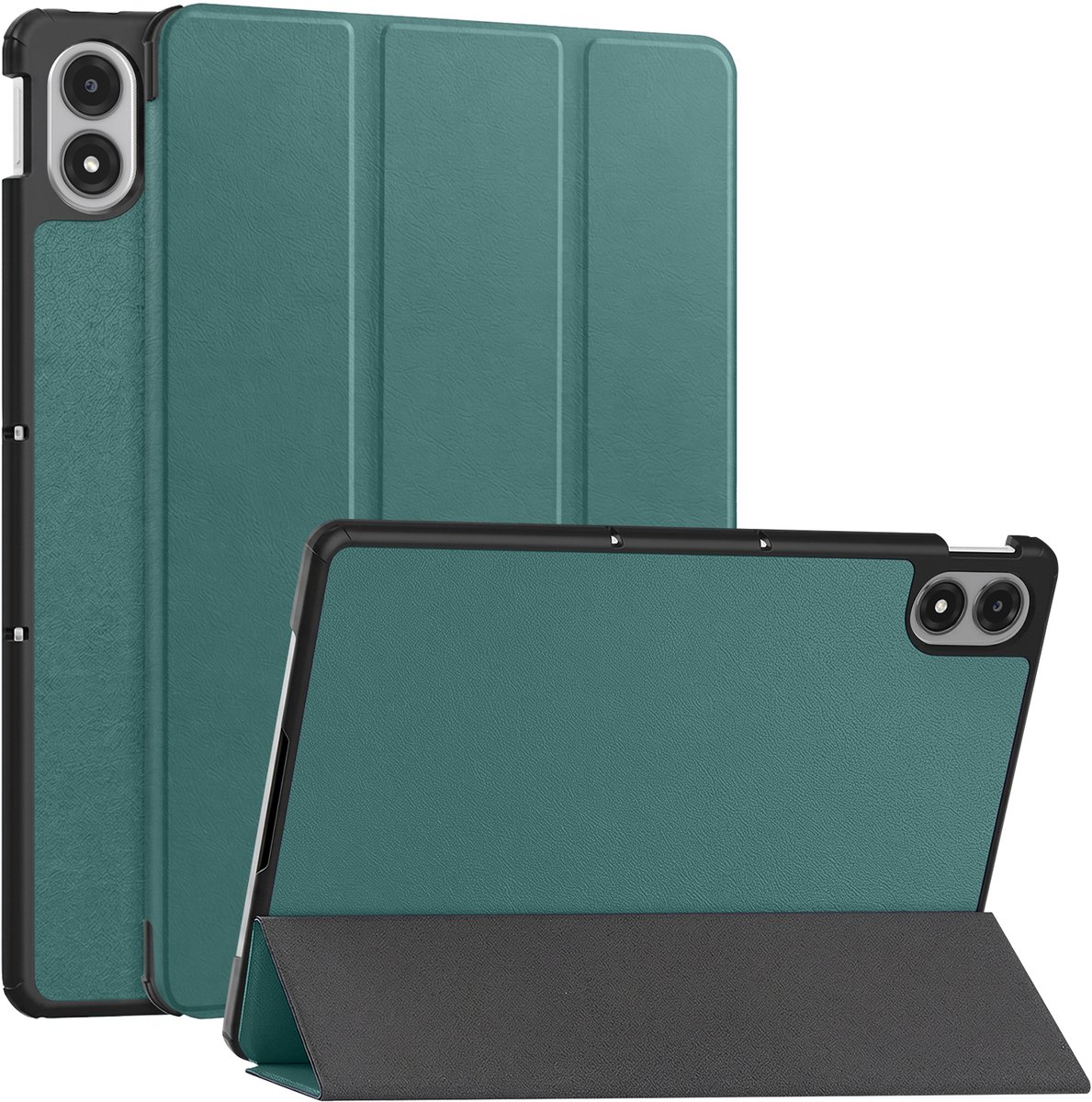Avizar Trifold Hoes geschikt voor Xiaomi Redmi Pad 2 Pro met Toetsenbord / Video Standaard, Groen
