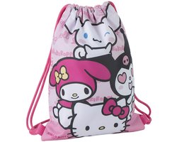 Hello Kitty and Friends Sac de natation Sac de sport pour filles – Sac à cordon rose