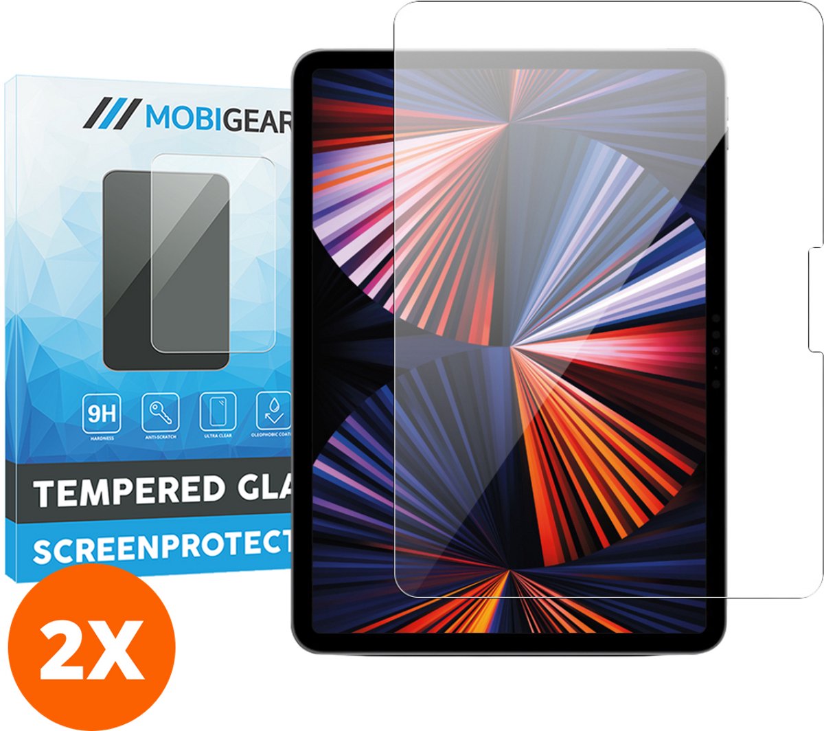 Mobigear Screenprotector geschikt voor Apple iPad Air 11 Inch (2026) Glazen | Mobigear Screenprotector - Case Friendly (2-Pack)