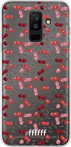 6F hoesje - geschikt voor Samsung Galaxy A6 Plus (2018) -  Transparant TPU Case - Cherry's #ffffff