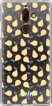 Nokia 7 Plus Hoesje Transparant TPU Case - Pears #ffffff