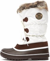 Winter-Grip Lace Up Snowboots / Sneeuwlaarzen - Wit Dames - Maat 36