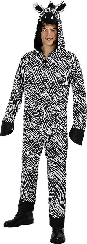 Een deel Rose kleur plein FUNIDELIA Zebra kostuum voor mannen Dieren - Maat: M - Wit | bol.com