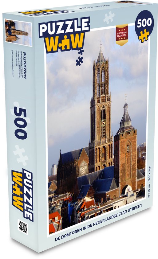 Baffle halfrond Gietvorm Puzzel Domtoren - Nederland - Utrecht - Legpuzzel - Puzzel 500 stukjes |  bol.com