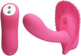 Vibrators voor Vrouwen Dildo Sex Toys Erothiek Luchtdruk Vibrator - Seksspeeltjes - Clitoris Stimulator - Magic Wand - 10 standen - Rood - Flirtation®