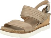 Mjus sandalen met riem tapasita Donkerbeige-39