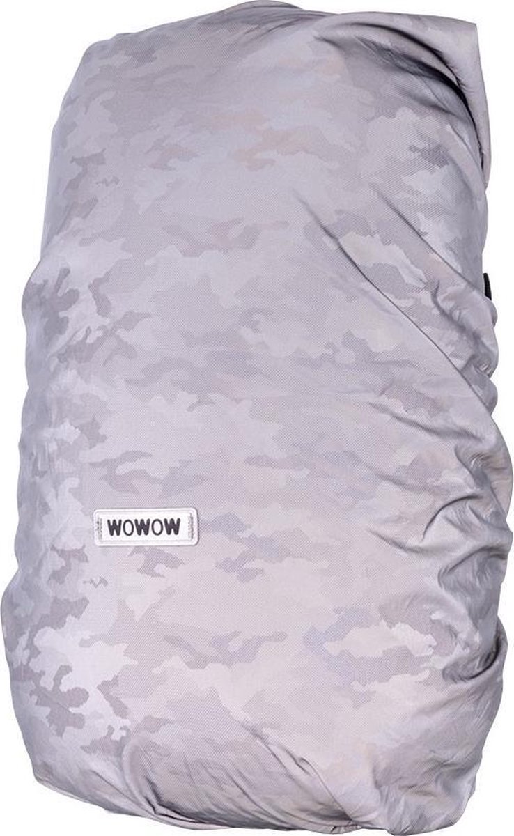 Wowow Bag cover Titanium reflecterend
