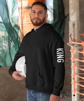 King / Queen Hoodie Sleeve (King - Maat XS) | Koppel Cadeau | Valentijn Cadeautje voor hem & haar