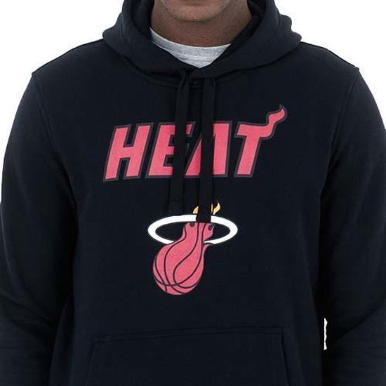 New Era Miami Heat Hoodie - Sporttrui - Zwart - L - Basketbal