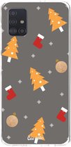 Casetastic Samsung Galaxy A51 (2020) Hoesje - Softcover Hoesje met Design - Christmas Decoration Print