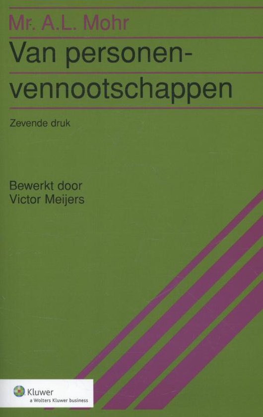 Van personenvennootschappen - cover