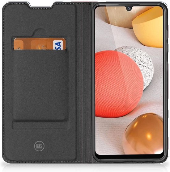 Stand Case Samsung Galaxy A42 Phone Case Drapeau de la Groot