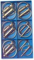 Veerring assortiment, 12 stuks