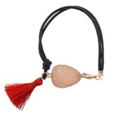 Melady Armband Dames MLB00279 Ø 6-7 cm - Zwart Synthetisch ArmbandjesSieraden Dames