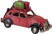 Clayre & Eef Decoratie Miniatuur Auto 6Y1093 26*12*15 cm Rood Ijzer Miniatuur Auto