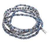 Juleeze Armband Dames Grijs Kunststof Rond Armbandjes
